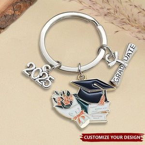 Personalized Graduation Keychain - Perfect Gift For Your Family Friends Graduation Gift
