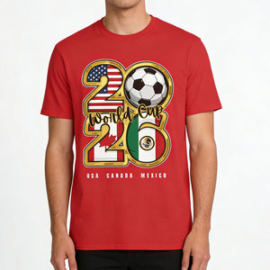 USA Canada Mexico World Cup 2026 Unisex T-Shirt - Creative Soccer Fan Gift For Sports Lovers