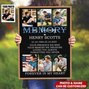 Personalized Poster Loving You Always Forgetting You Never Memorial Gift Sympathy Gift