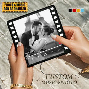 Personalized Colorful Frame Album Music Fridge Magnet With Photo & Music Unique Anniversary Birthday Gift For Her Him
