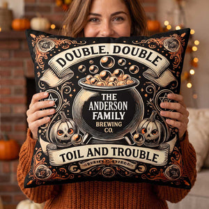 Personalized Family Pillow - We'll See You At The Witching Hour - Halloween Gift For Family