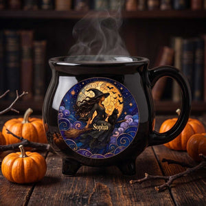 Personalized Witch Cauldron Coffee Mug | Unique Halloween Gift For Coffee Lovers