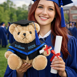 Personalized Grad Bears Class of 2026 | Graduation Gift for Graduate Daughter Son Friends