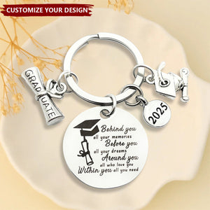 Personalized Graduation Keychain - Graduation 2025 Gift For Your Family, Friends