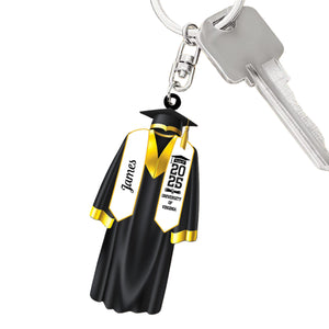 Personalized Graduation Keychain, Custom Name Class Of 2025 Keychain, Graduation Gift