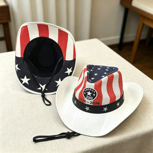 American 250th Anniversary Commemorative Cowboy Hat - Creative 4th Of July Independence Day Gift For Him