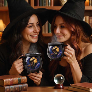 Personalized Witch Cauldron Coffee Mug | Unique Halloween Gift For Coffee Lovers
