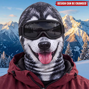 Custom Funny Ski Mask - Personalized Birthday Gifts For Ski Lovers - Ski Happens