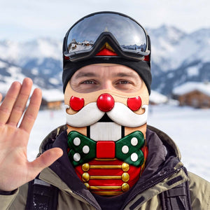 Personalized Funny Face Ski Mask - Custom Christmas Gifts For Family Friends