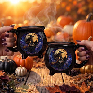 Personalized Witch Cauldron Coffee Mug | Unique Halloween Gift For Coffee Lovers