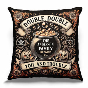 Personalized Family Pillow - We'll See You At The Witching Hour - Halloween Gift For Family