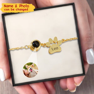 Personalized Pet Photo Bracelet - Photo & Name Customized, Christmas, Birthdays and Anniversaries Gift For Pets Lover