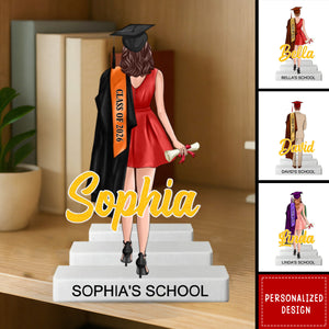 ersonalized Acrylic Block Plaque With Name & Design & Date | Graduation Gift For Daughter Son