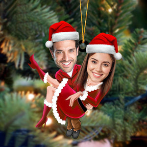 Personalized Christmas Couple Ornament - Prefect Gift For Christmas