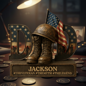 Personalized Dad "The Legend" Warrior Acrylic Plaque With Name & Warrior Design - Birthday Father’s Day Gift For Dad & Grandpa