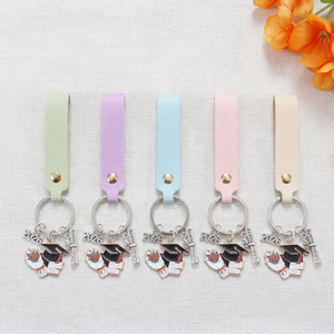 Personalized Leather Keychain With Name - Creative Graduation Keychain Gift For Her