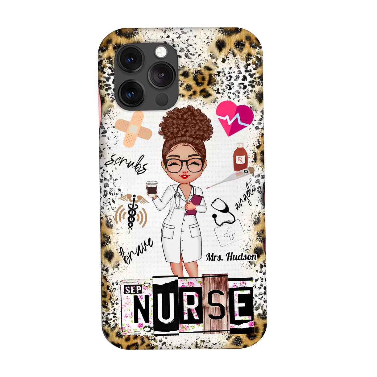 Personalized Phone case Nurse, CNA, CMA, Doctor - Nurse Life Scrubs
