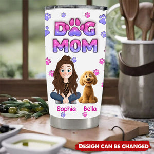 Furry Friends, Full Heart - Dog & Cat Personalized Tumbler - Gift For Pet Owners, Pet Lovers