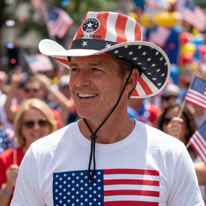 American 250th Anniversary Commemorative Cowboy Hat - Creative 4th Of July Independence Day Gift For Him