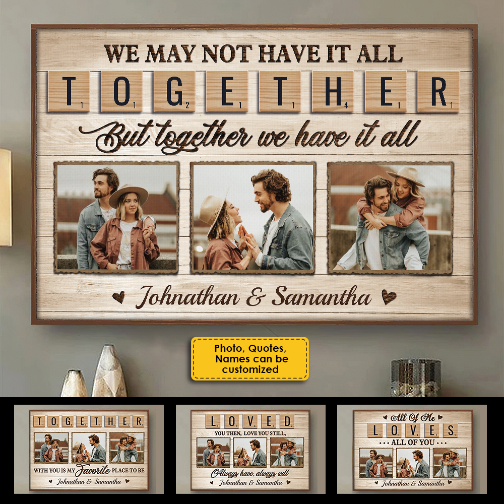 Personalized Horizontal Poster Loved You Then, Love You Still, Always Have, Always Will - Gift For Couples