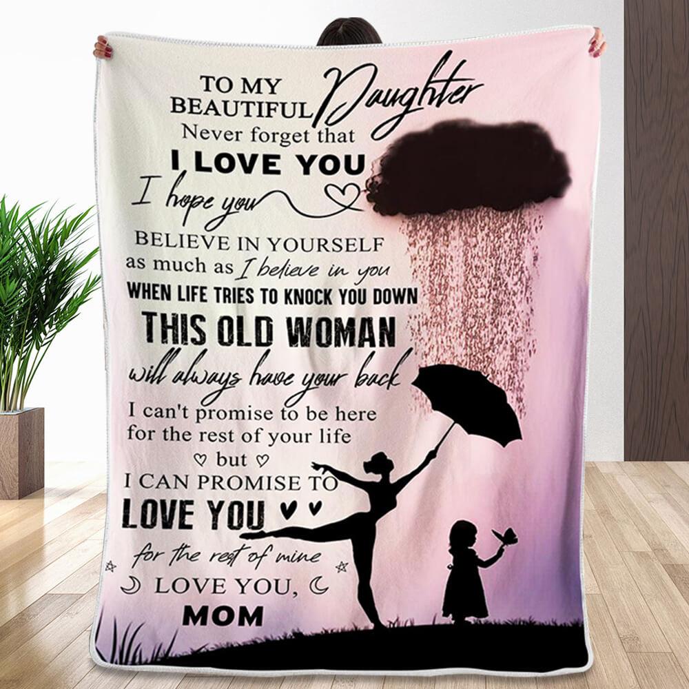 mom to daughter blanket