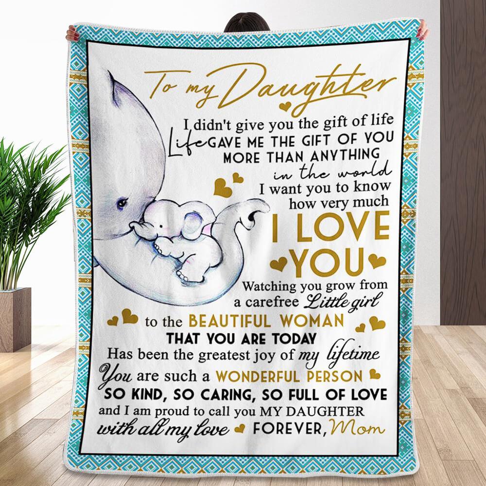 mom to daughter blanket