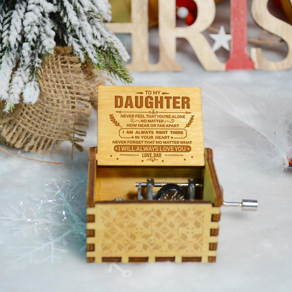 Dad to Daughter Music Box - I am always right there - Play "You Are My Sunshine"