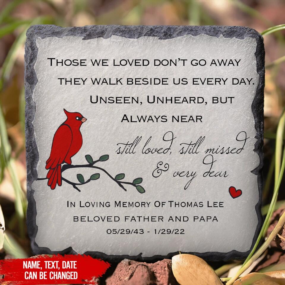 Those We Love Don't Go Away Personalized Garden Stone