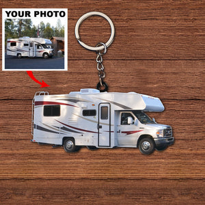 Personalized Camping Rvs Keychain - Custom Your Photo Keychain