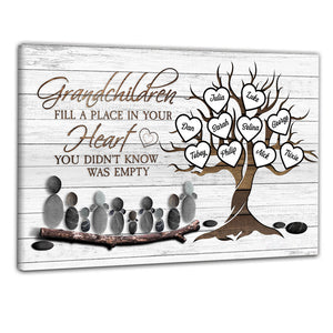 Personalized Poster Grandparents Gift Fill A Place In Your Heart