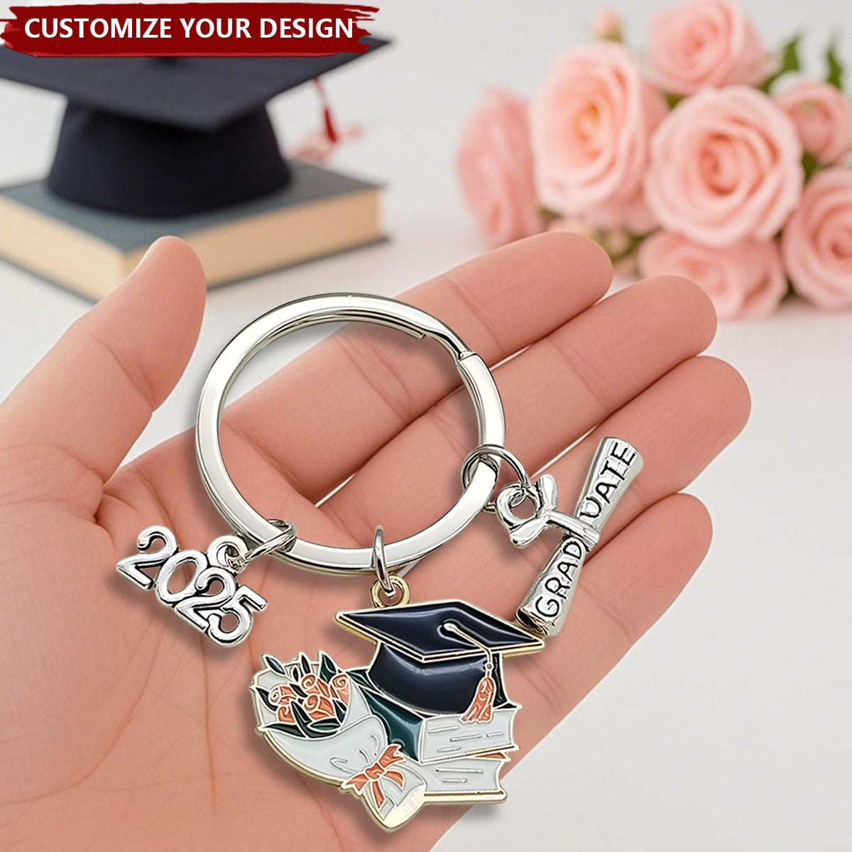 Personalized Graduation Keychain - Perfect Gift For Your Family Friends Graduation Gift