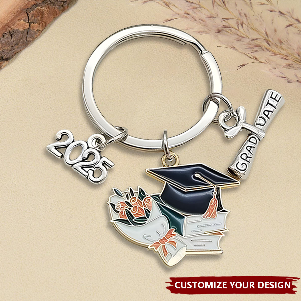Personalized Graduation Keychain - Perfect Gift For Your Family Friends Graduation Gift