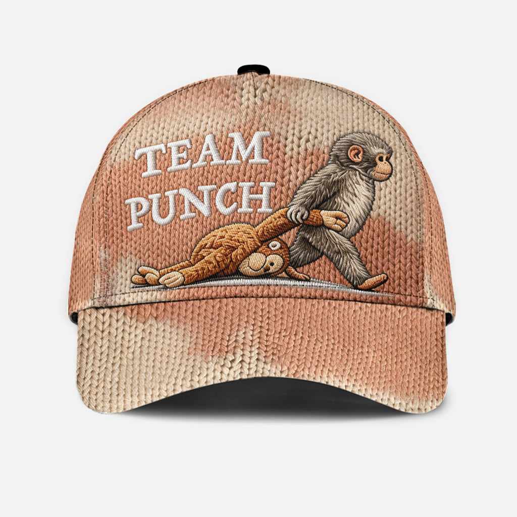 Team Punch  Monkey Lover Classic Cap —Streetwear Fashion Accessory Gift For Kids