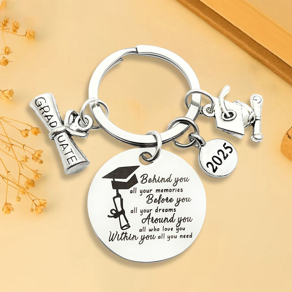 Personalized Graduation Keychain - Graduation 2025 Gift For Your Family, Friends