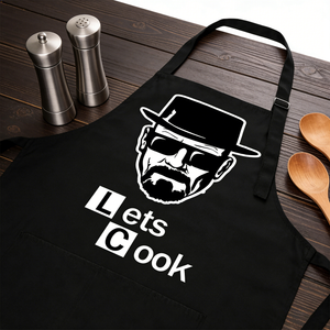 Personalized "Lets Cook" BBQ Kitchen Chef Apron Father's Day Gift For Husband & Dad