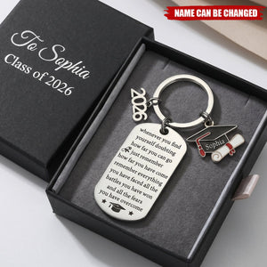 Class of 2026 Graduation - Personalized Graduation Keychain
