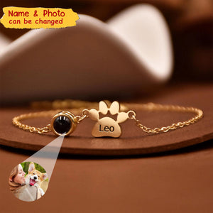 Personalized Pet Photo Bracelet - Photo & Name Customized, Christmas, Birthdays and Anniversaries Gift For Pets Lover