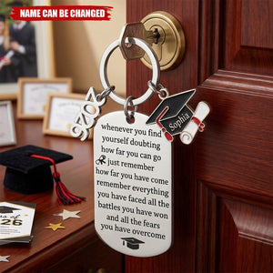 Class of 2026 Graduation - Personalized Graduation Keychain