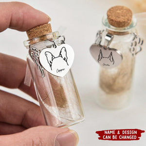 Memorial Personalized Custom Pet Fur Keepsake Jar - Gone But Not Forgotten - Sympathy Gift For Pet Owners, Pet Lovers