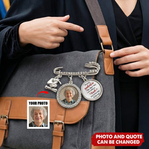 Personalized "This Is For You" Memorial Graduation Lapel Pin With Photo Charms -Gift For Senior 2026
