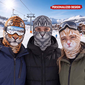 Custom Funny Ski Mask - Personalized Birthday Gifts For Ski Lovers - Ski Happens