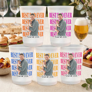 Custom Party Cups - Personalized Father's Day Gifts For Dad Grandpa