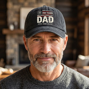 Personalized America 250 Anniversary Classic Cap | Father's Day Gift For Dad Grandpa