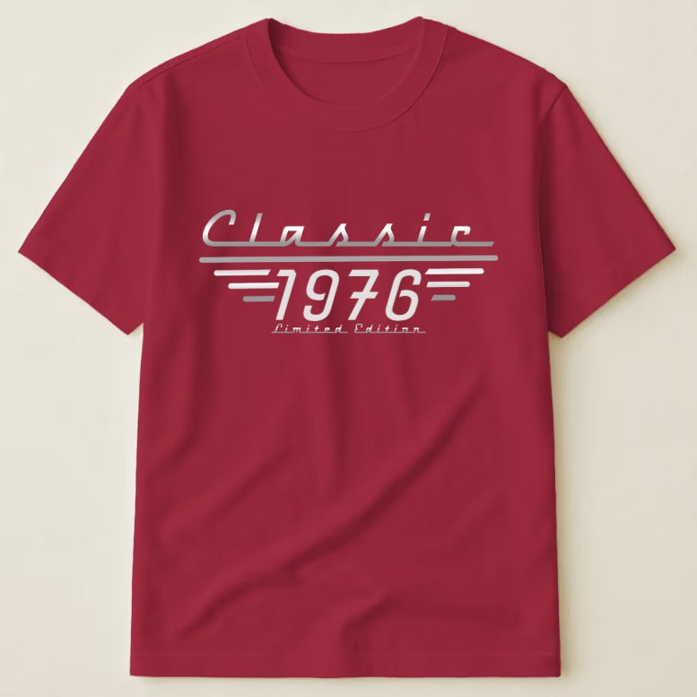 Personalized Classic T-Shirt With Year | Father‘s Day Gift For Dad Grandpa