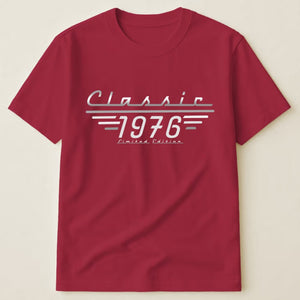 Personalized Classic T-Shirt With Year | Father‘s Day Gift For Dad Grandpa