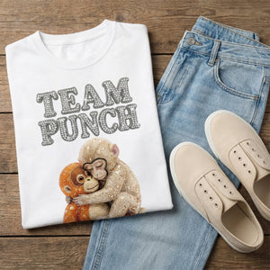 Monkey Punch T-Shirt - Gift For Family Friends Loved Ones