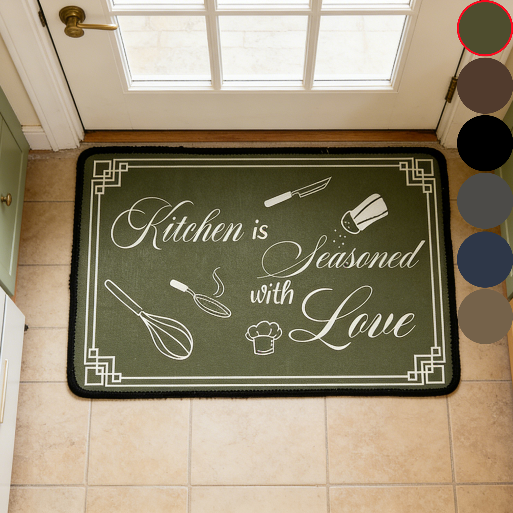 Customized Non-Slip Washable Kitchen Mat - Unique Mother's Day Home Decor For Mom