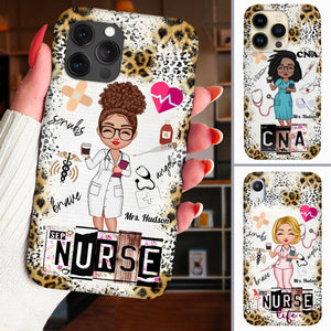 Personalized Phone case Nurse, CNA, CMA, Doctor - Nurse Life Scrubs