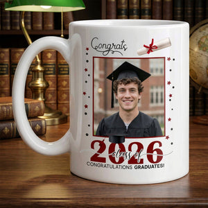 Personalized Behind You All Your Memories Coffee Mug With Photo | Graduation Gift