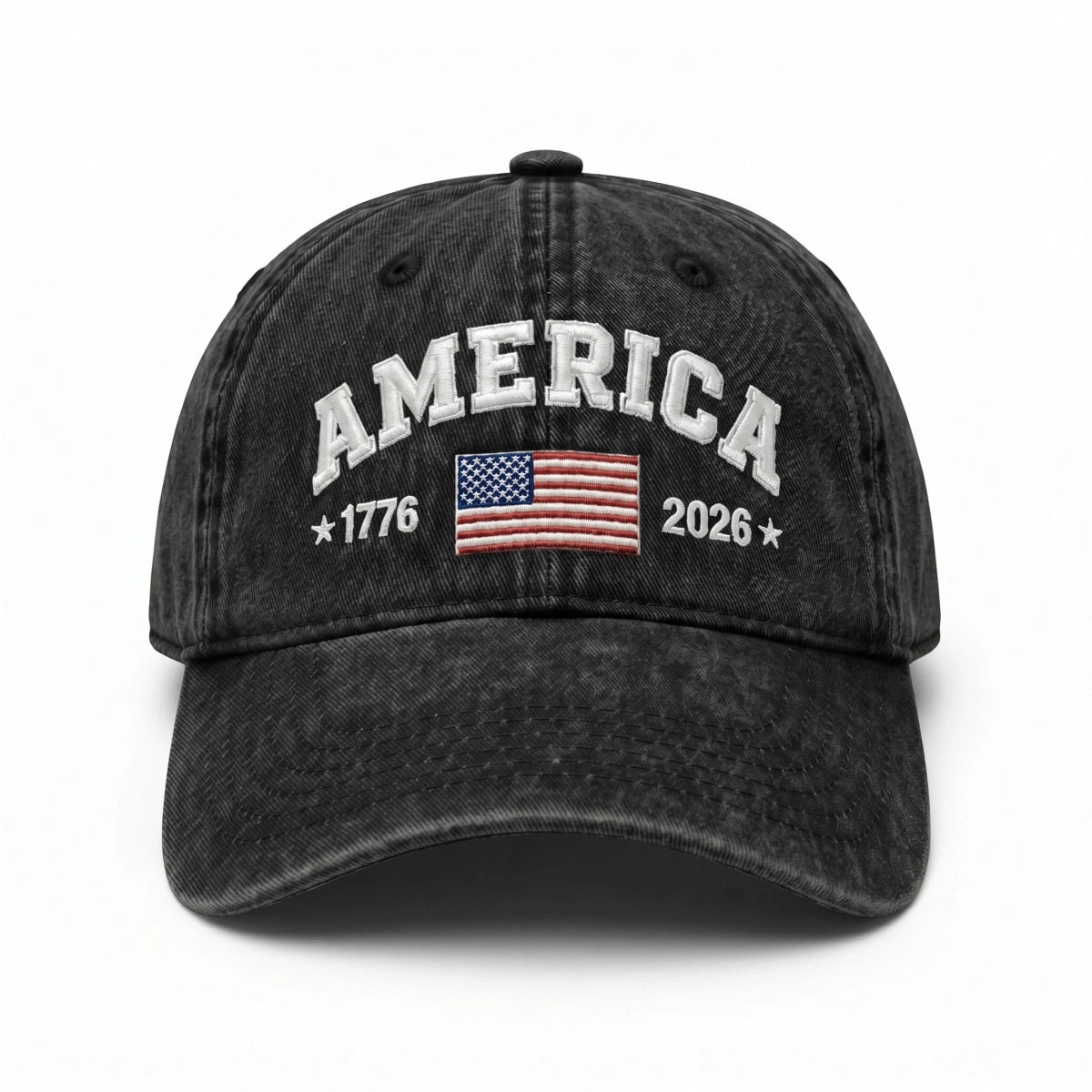 Vintage America 1776-2026 Flag Baseball Cap  - Historical 250th Anniversary Gift For Him Her